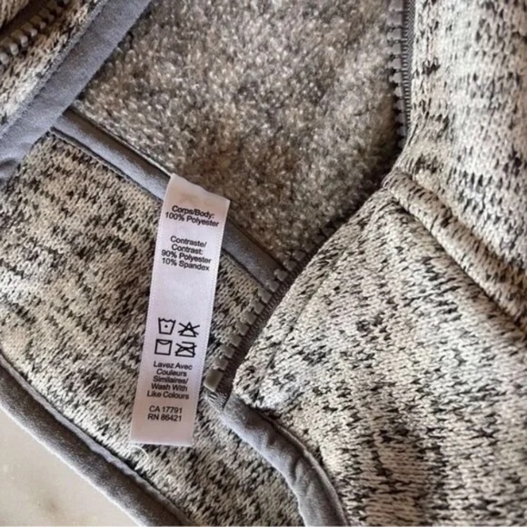 Kyodan 1/4 Zip Heather Grey Kangaroo Pocket Pullover - Picture 3 of 9